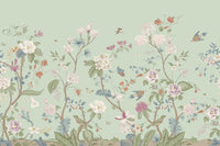 Floral Meandering of Flowers Wallpaper Mural