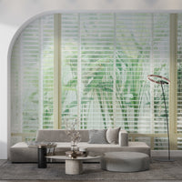 Window View Green Bamboo Wallpaper Mural