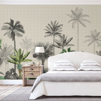 Forest Scorching Summer Wallpaper Mural