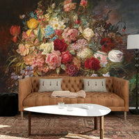 Floral Colorful Spring Wallpaper Mural