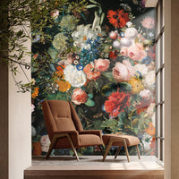 Floral Colorful Flowers Wallpaper Mural