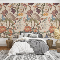 Floral Yellow Roy Wallpaper Mural