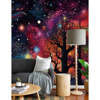 Abstract Van Gogh Time Wallpaper Mural