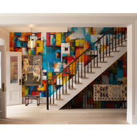 Abstract Modernism in Architecture Wallpaper Mural