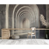 Industrial Concrete Building Wallpaper Mural