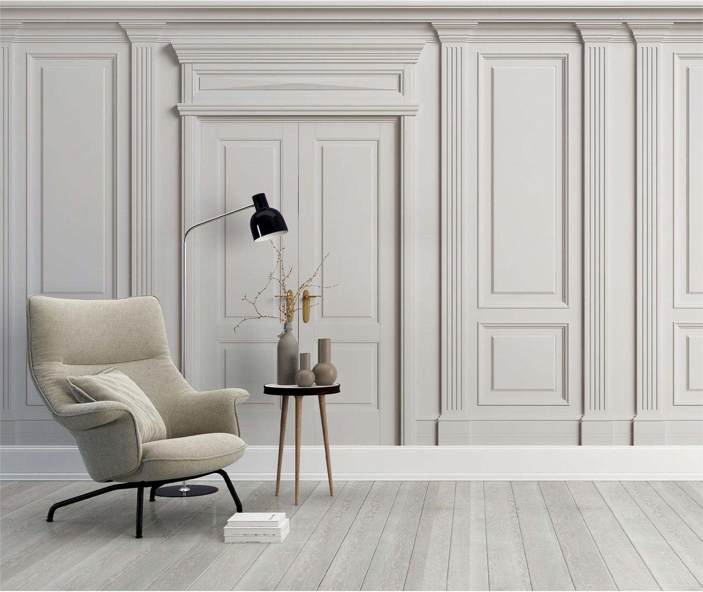 Wall Panel French Style Wallpaper Mural