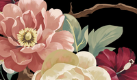 Floral Good Virtuous Wallpaper Mural