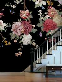 Floral Good Virtuous Wallpaper Mural