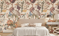 Floral Yellow Roy Wallpaper Mural