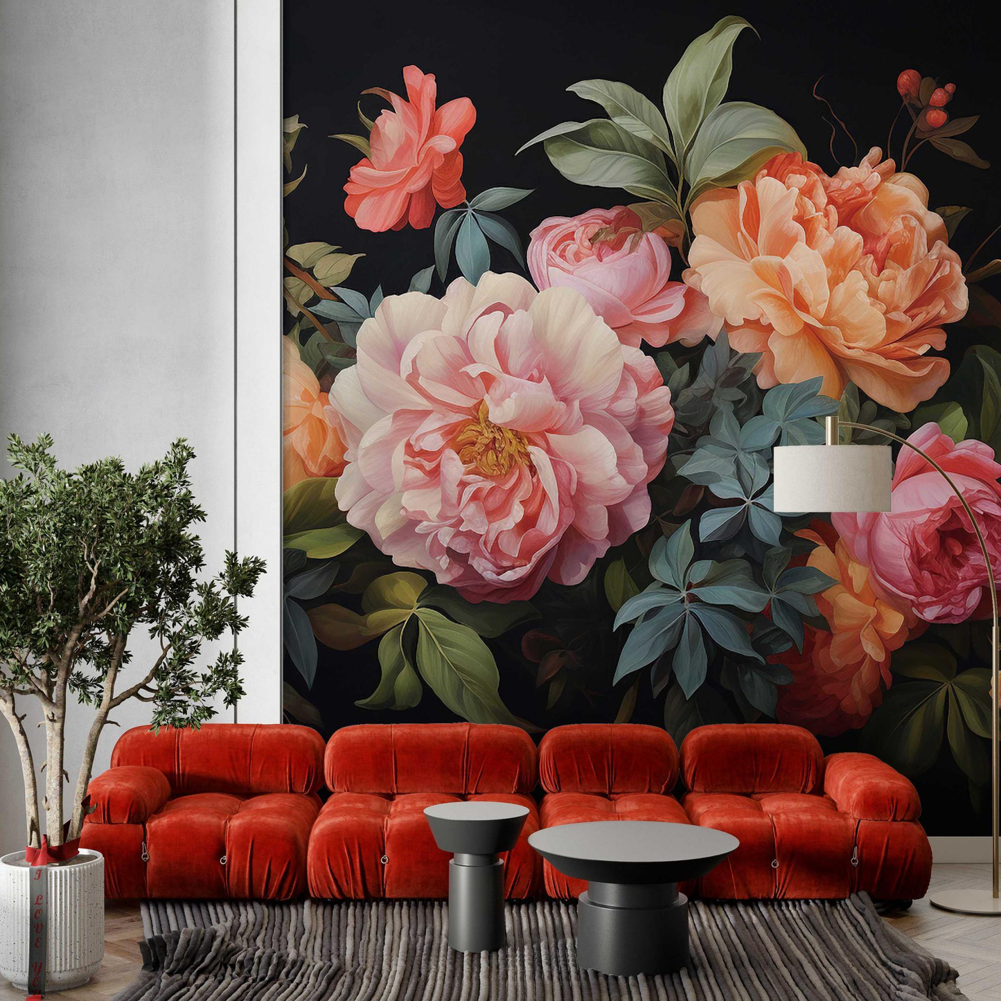 Floral Magnificent Years Wallpaper Mural