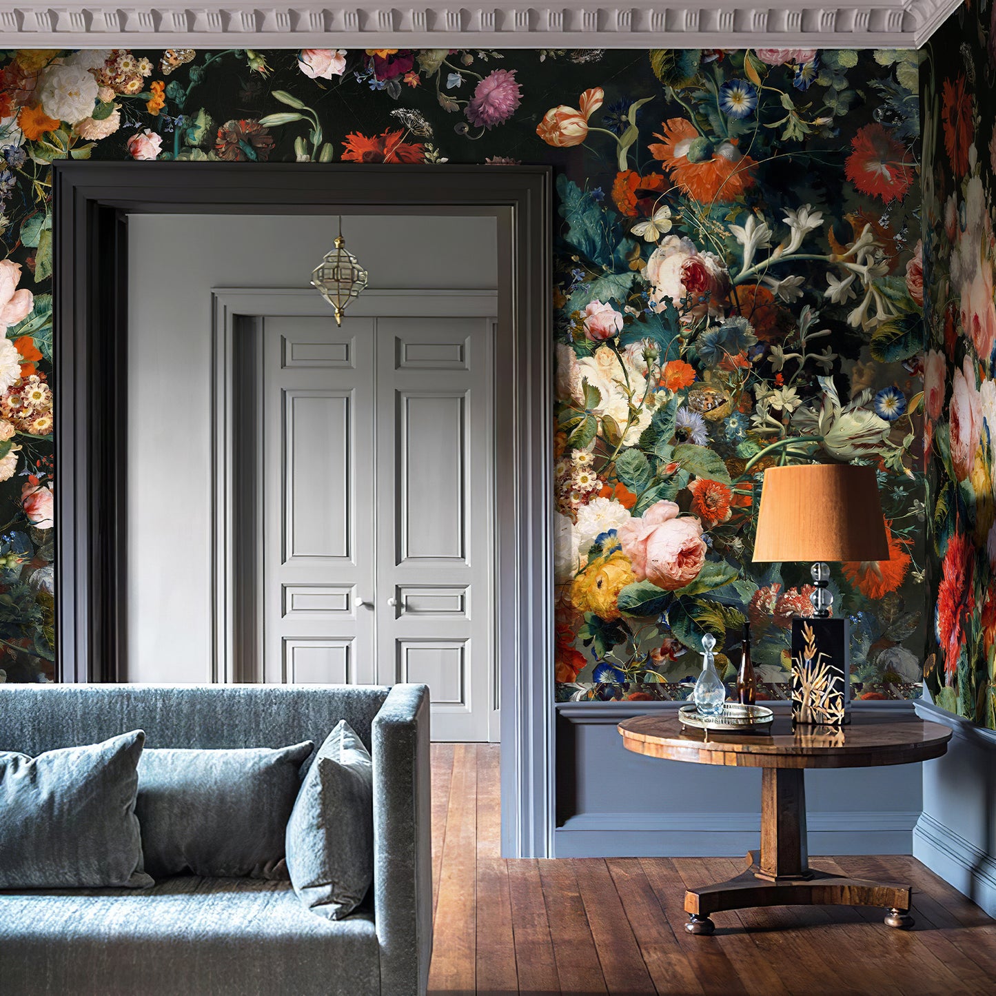 Floral Colorful Flowers Wallpaper Mural