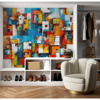 Abstract Modernism in Architecture Wallpaper Mural