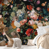 Floral Colorful Flowers Wallpaper Mural