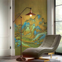 Chinoiserie Vintage Mountain Wallpaper Mural