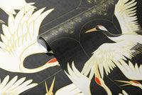 Chinoiserie Crane Mural-White Wallpaper Mural