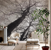 Forest Twigs Tangled Together Wallpaper Mural