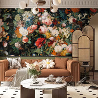 Floral Colorful Flowers Wallpaper Mural