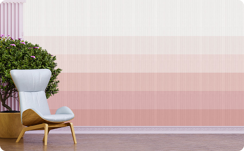 Ombre Red Impression Wallpaper Mural