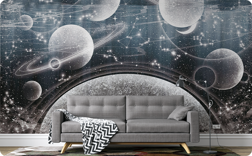 Space & Galaxy Horoscope Fantasy Wallpaper Mural