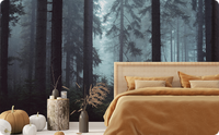 Forest Wind And Frost Wallpaper Mural