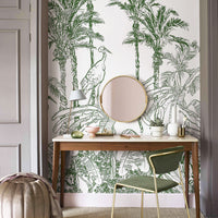 Forest Green Jungle Wallpaper Mural