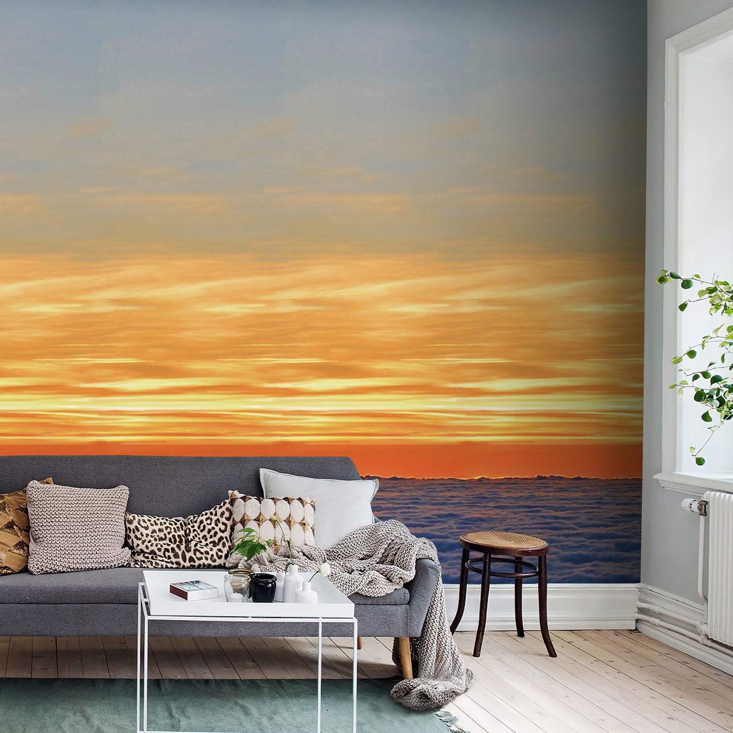 Nature Sunset Landscape Wallpaper Mural