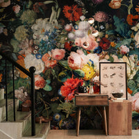 Floral Colorful Flowers Wallpaper Mural