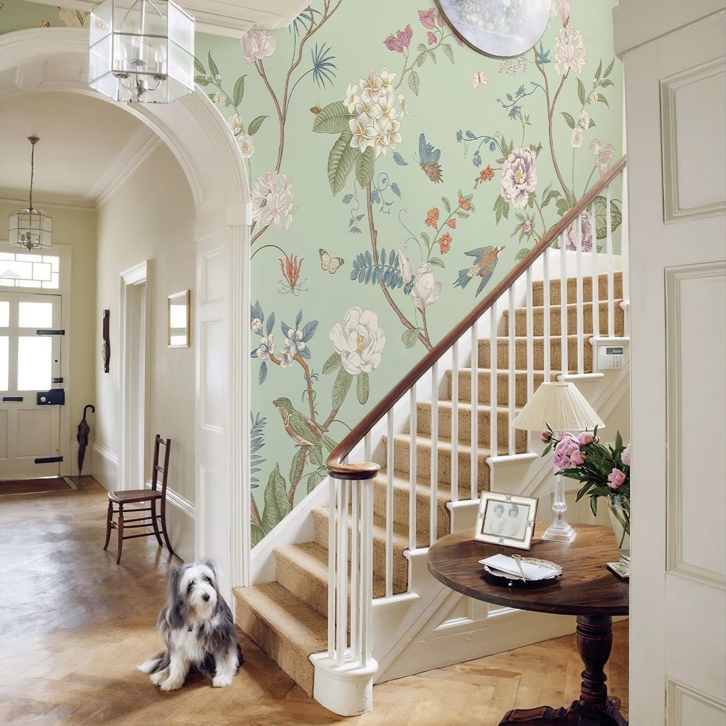 Floral Meandering of Flowers Wallpaper Mural