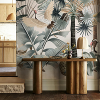 Forest Crane Thicket Wallpaper Mural