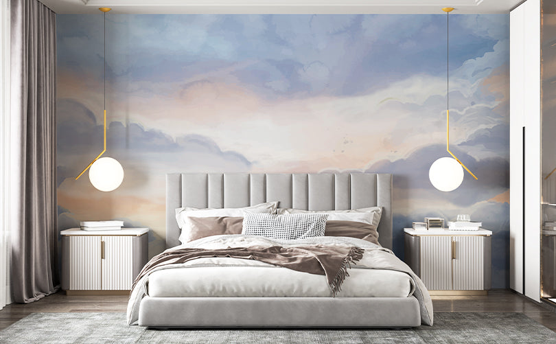 Cloud & Ocean Sunrise Wallpaper Mural