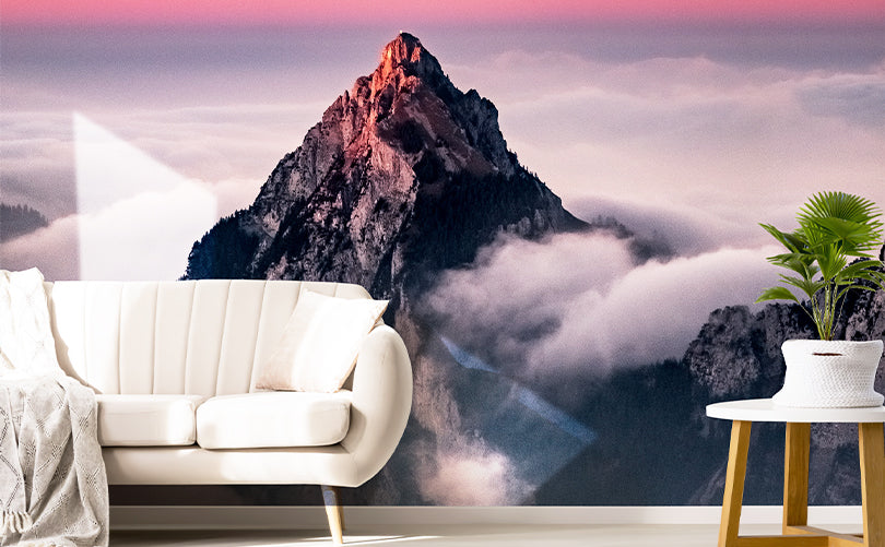 Cloud & Ocean Mountain in Cloud Wallpaper Mural