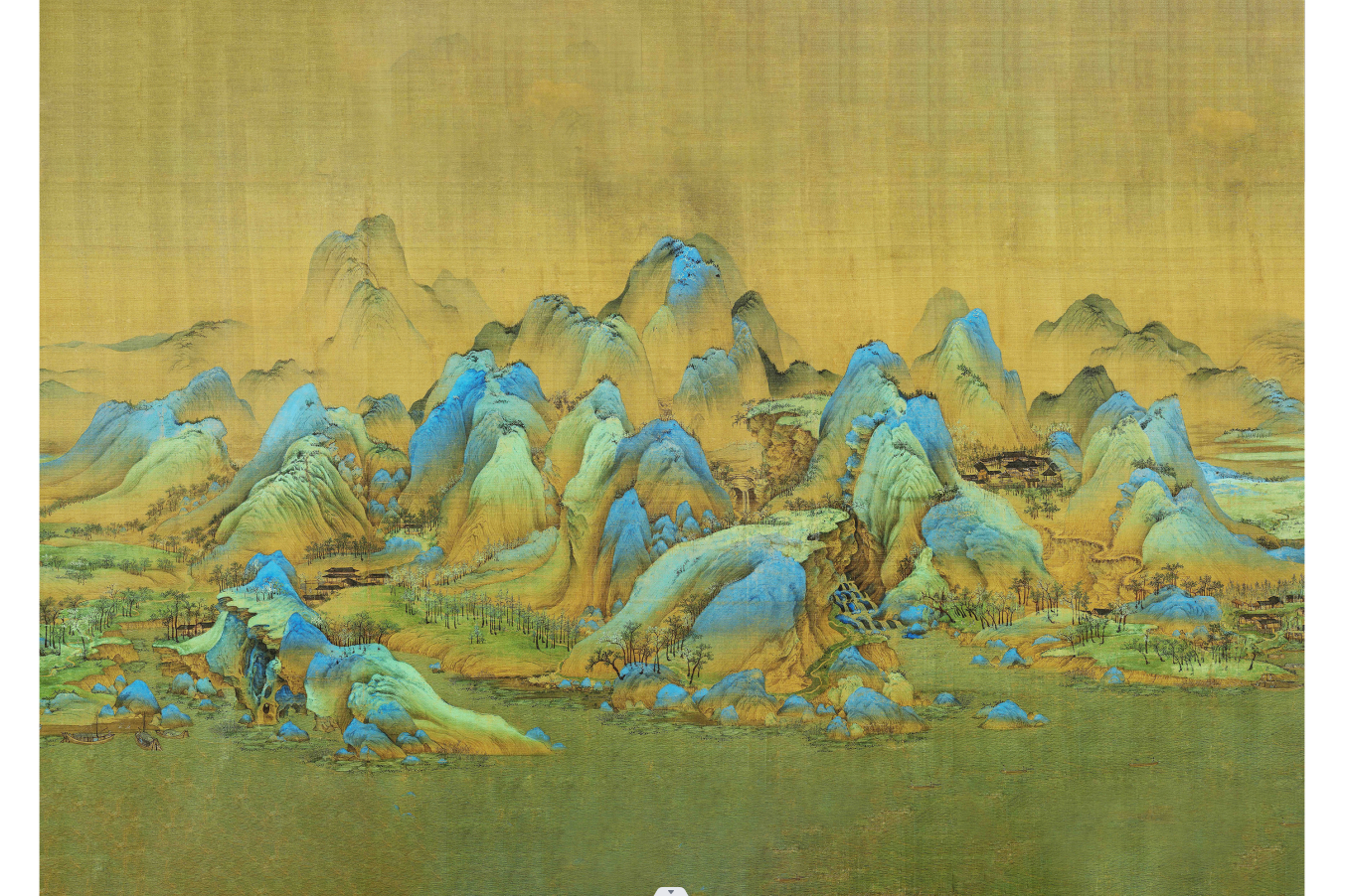 Chinoiserie Vintage Mountain Wallpaper Mural