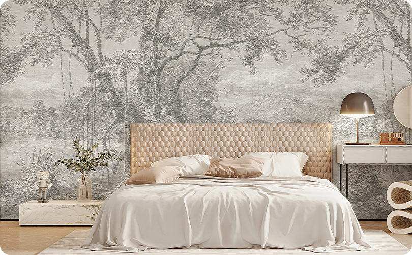 Vintage Manor Jungle Wallpaper Mural