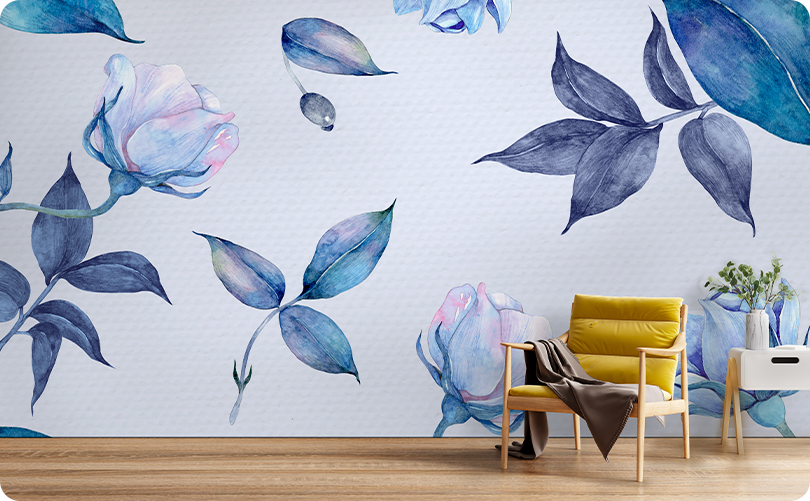 Floral Orchid Wallpaper Mural