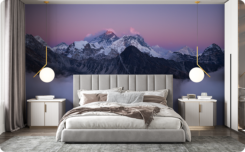 Nature Snow Mountain Wallpaper Mural