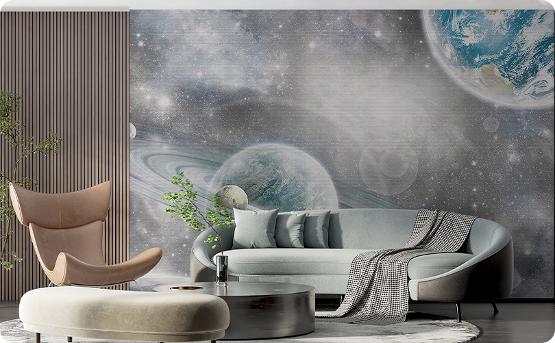 Space & Galaxy Starlink Project Wallpaper Mural