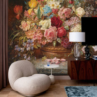 Floral Colorful Spring Wallpaper Mural