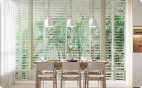 Window View Green Bamboo Wallpaper Mural