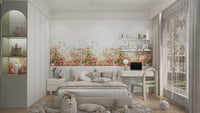 Floral Blooming Wallpaper Mural