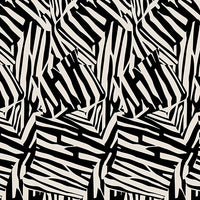 Abstract Zebra Pattern Wallpaper Mural