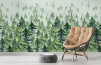 Forest Pinery Wallpaper Mural