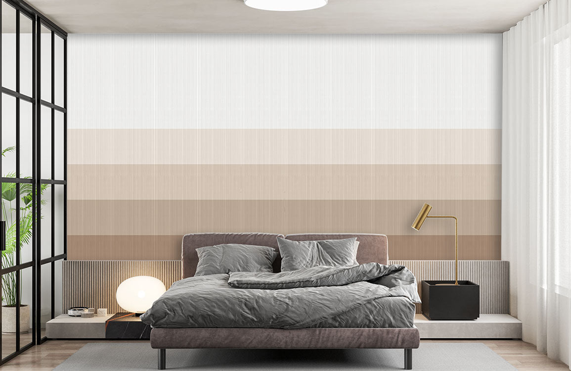 Ombre Brown Impression Wallpaper Mural