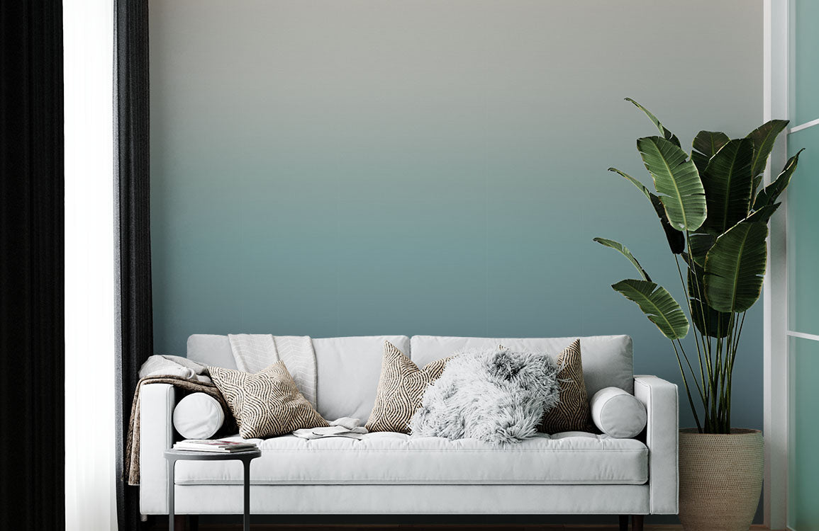 Ombre Unbounded Blue Wallpaper Mural