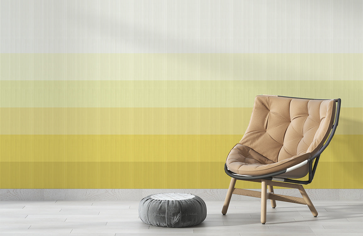 Ombre Yellow Impression Wallpaper Mural