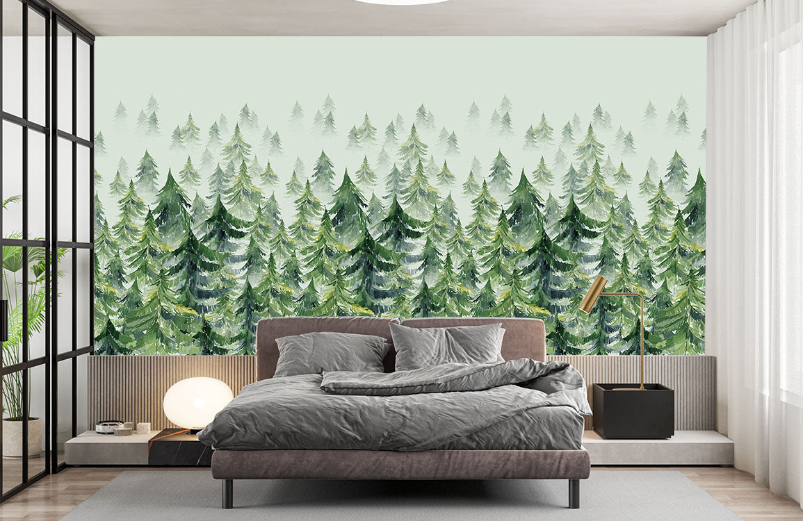 Forest Pinery Wallpaper Mural