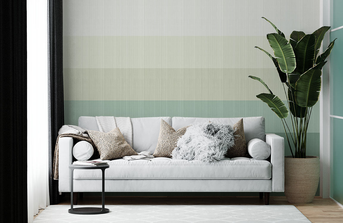 Ombre Green Impression Wallpaper Mural