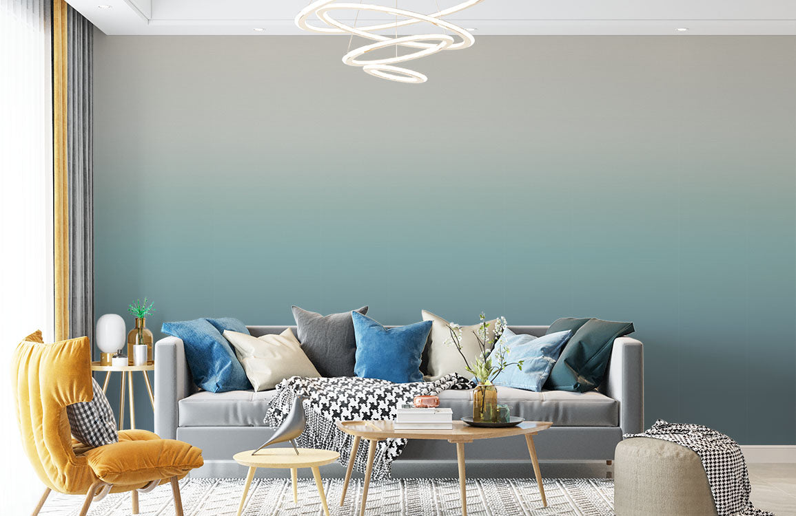 Ombre Unbounded Blue Wallpaper Mural