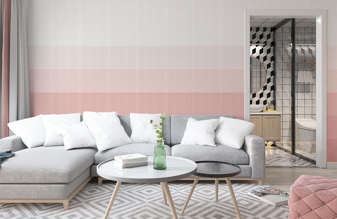 Ombre Red Impression Wallpaper Mural