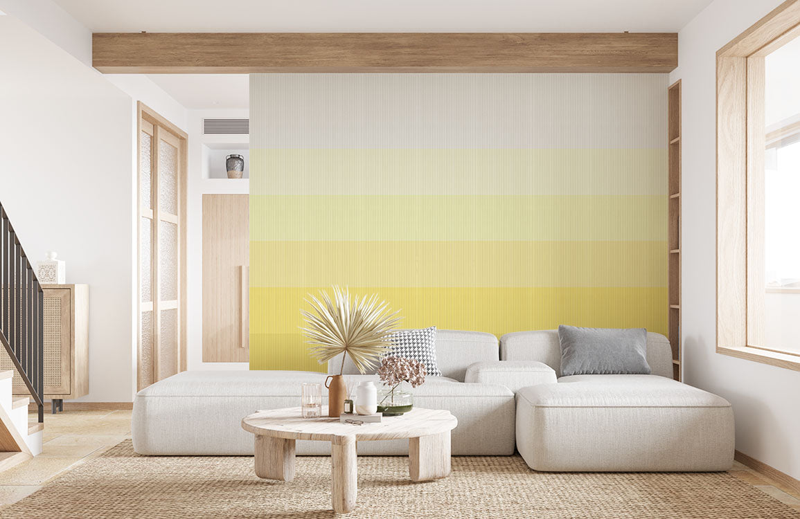 Ombre Yellow Impression Wallpaper Mural