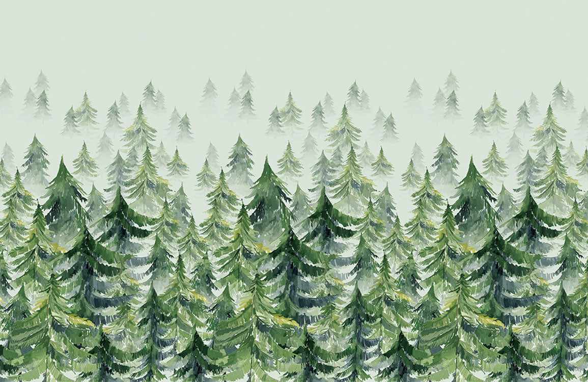 Forest Pinery Wallpaper Mural